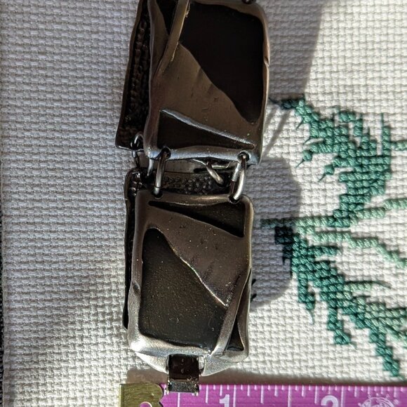 GEORGIOU Bracelet VINTAGE Designer Industrial Geometric Bracelet - Picture 9 of 9